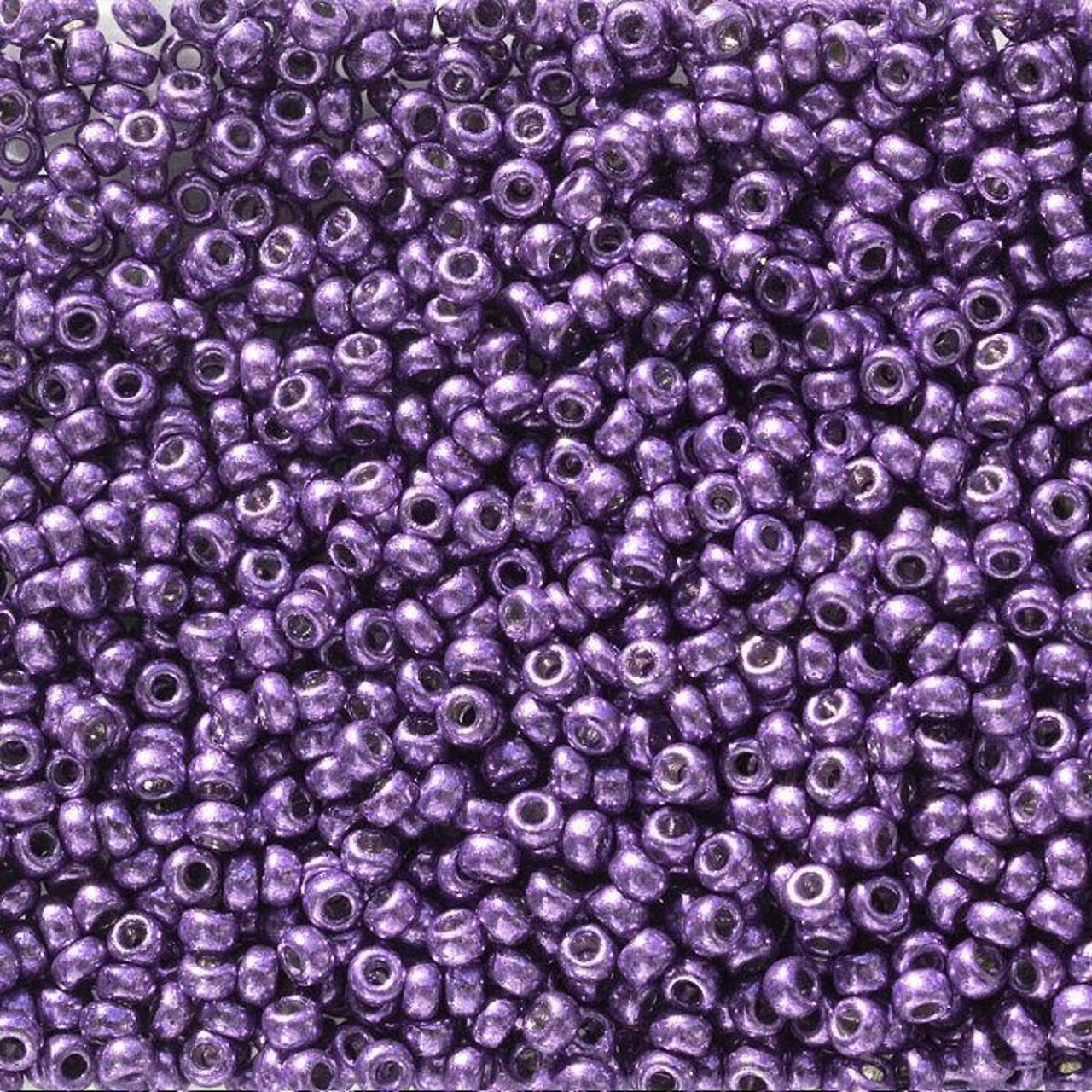 Miyuki 11 Round Seed Bead, 11-5109, Duracoat Galvanized Dark Lilac, 13 grams